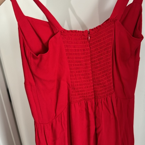 NWT reformation red celestia dress size 8 - Picture 6 of 9